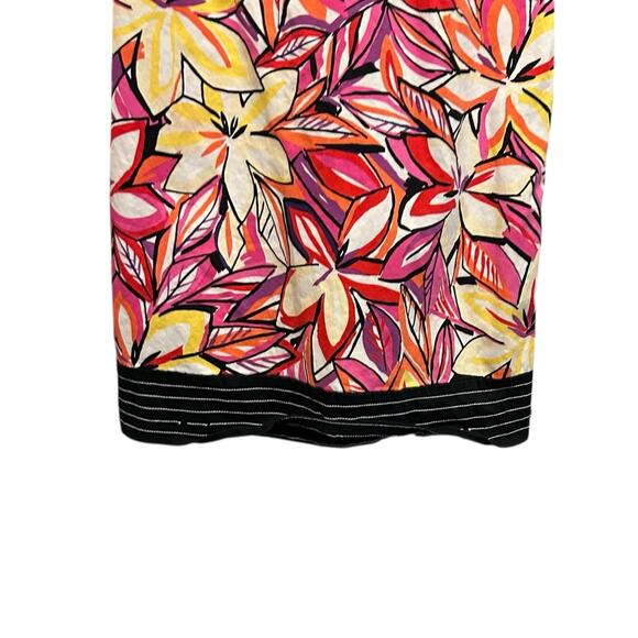 Y2K DBY Ltd Women‎ Sheath Dress 10 Retro Vibrant Whimsical Floral High Waist - Picture 8 of 11